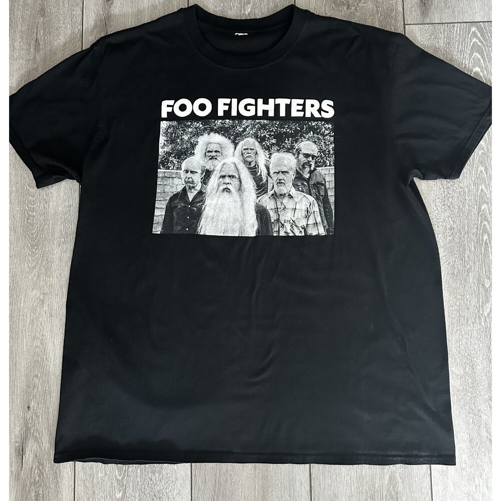 Foo Fighters "Old Band Photo" T-Shirt Black - XL